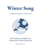 Winter Song Unison/Two-Part choral sheet music cover
